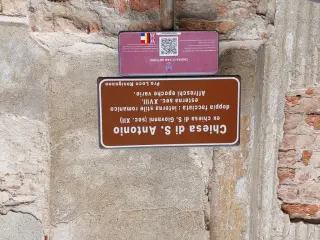 Pannello illustrativo - Chiesa di Sant'Antonio a Rosignano Monferrato
