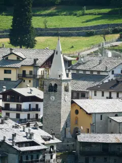 Vista - Parrocchiale di Sant'Andrea a Antey-Saint-Andrè