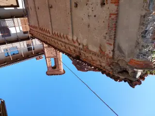 Fianco e Campanile - Chiesa della Madonna delle Grazie o dei morti a San Martino Canavese
