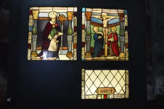Vetrata - Parrocchiale di San Brizio a Avise