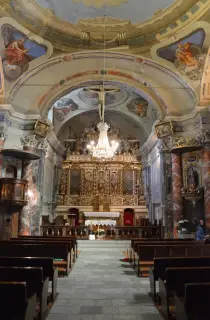 Interno - Parrocchiale di San Brizio a Avise