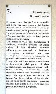 Pannello illustrativo - Santuario di Sant'Euseo a Serravalle Sesia