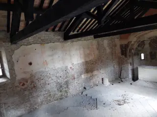 Interno e affreschi - Chiesa di Sant'Eusebio a SolonghelloFrazione Fabiano