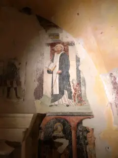 Tentazioni di S. Antonio Abate - Cappella dei Santi Rocco e Sebastiano a Mombarcaro