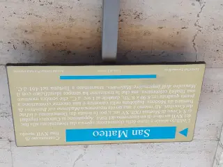 Pannello illustrativo - Chiesa di San Matteo a Tortona