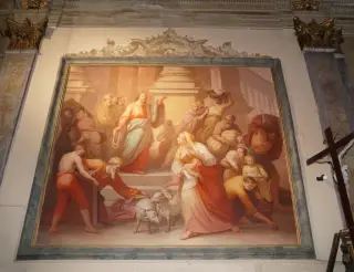 Cacciata dal tempio - Parrocchiale di San Giorgio a Valduggia