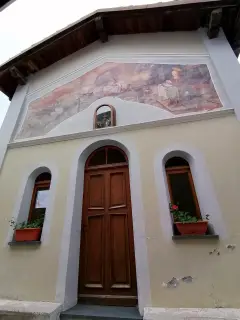 Facciata affrescata - Oratorio di San Rocco a Venaus