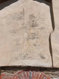 Resti affresco San Costanzo - Chiesa di San Costanzo a Vignolo