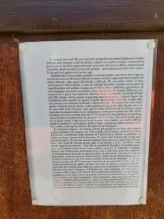 Pannello illustrativo - Chiesa di San Costanzo a Vignolo