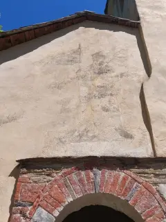 Resti affresco San Costanzo - Chiesa di San Costanzo a Vignolo