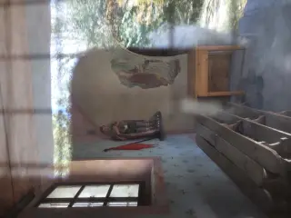 Affreschi interni dalla finestrella - Cappella di San Pancrazio a Villar Dora