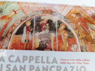 Pannello illustrativo - Cappella di San Pancrazio a Villar Dora