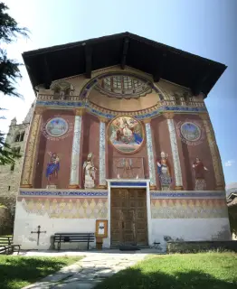 Facciata - Chiesa di Saint-Léger a Aymavilles