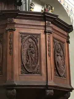 Pulpito - Chiesa di Saint-Léger a Aymavilles