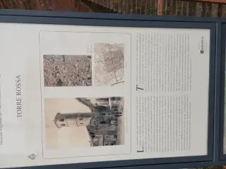 Pannello illustrativo - Campanile di Santa Caterina o di San Secondo o Torre Rossa a Asti