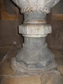 Fonte battesimale - G(ratia) P(ena) D(om) - Parrocchiale di Sant'Ambrogio a Cuneo