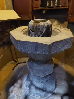Fonte battesimale - Parrocchiale di Sant'Ambrogio a Cuneo