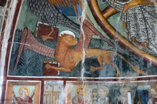 Leone di San Marco - Cappella di San Massimo a Challand-Saint-VictorFrazione Viran