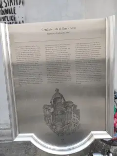 Pannello illustrativo - Chiesa di San Rocco a Torino