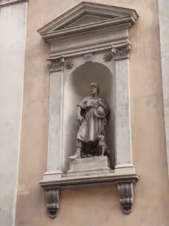 Statua di San Rocco - Chiesa di San Rocco a Torino
