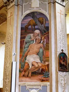 Parabola del buon samaritano - Parrocchiale di San Biagio a Doues