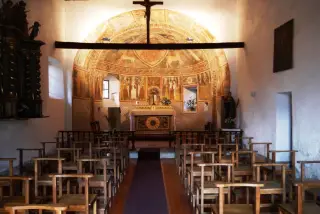 Vista interno - Chiesa o Cappella di Sainte-Marie Madeleine de Villa a GressanFrazione La Madeleine