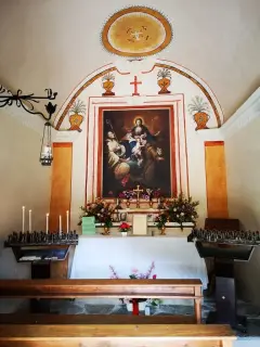 Interno - Cappella della Madonna della Neve a Briga AltaFrazione Upega