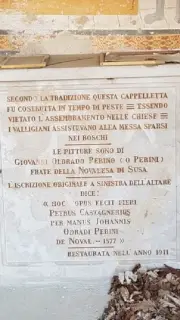 Lapide - Cappella della Peste a Ceres