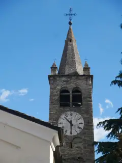 Campanile - Parrocchiale di Sant'Orso a JovençanFrazione Les Adams
