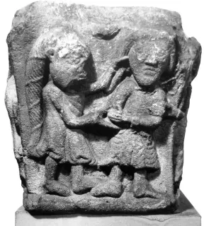 Capitelli esposti a Palazzo Madama a Torino - Resti Dell'abbazia di Santa Maria a Rivalta di Torino