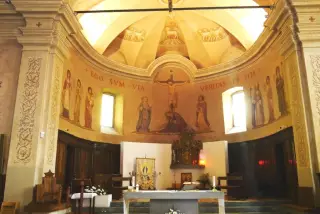 Interno - Parrocchiale di San Nicola a La Thuile