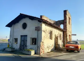 Facciata - Chiesa di Santa Maria delle Grazie a Recetto