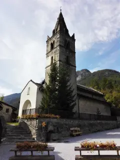 Campanile - Chiesa di San Giuliano a Cesana TorineseFrazione Fenils