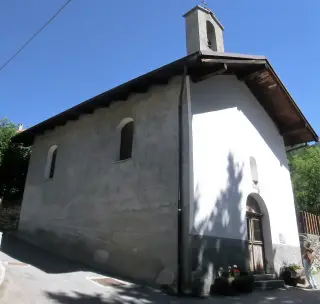 Facciata - Cappella di San Bernardo di Mentone a OulxFrazione Constans
