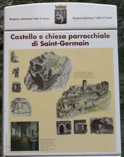Pannello illustrativo - Parrocchiale di Saint Germain a MontjovetFrazione Saint Germain