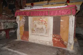 Altare - Oratorio di Sant'Antonio Abate a BrionaFrazione Orcetto