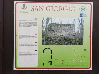 Pannello illustrativo - Ruderi Della Cappella di San Giorgio a Gattinara