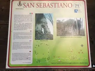 Pannello illustrativo - Ruderi Della Chiesa di San Sebastiano a Gattinara