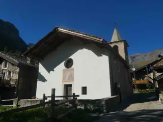 Facciata - Cappella di San Gregorio Magno e della Madonna della Neve a OllomontFrazione Vaud