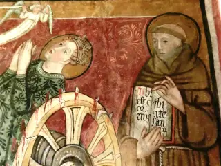 Martirio di Santa Caterina dettaglio - Cappella del Castello a Serralunga D'Alba