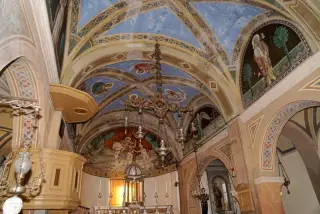 Volta della navata - Chiesa di San Martino a CaltignagaFrazione Morghengo