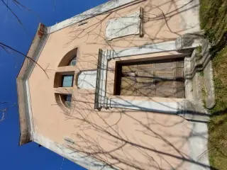 Facciata - Oratorio di San Fortunato a MontegiocoFrazione Palazzo