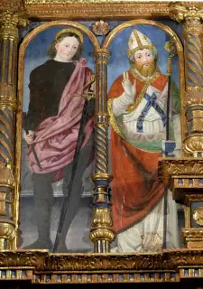 Polittico Duelli San Defendente e San Gaudenzio - Parrocchiale di Sant'Antonio Abate a Quarona