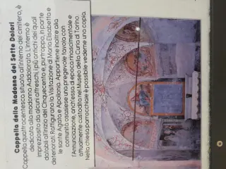 Pannello illustrativo - Cappella della Madonna dei Sette Dolori a Osasio