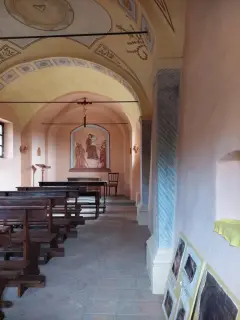 Interno - Cappella di San Giacomo di Ruspaglia a San Giorgio Canavese