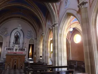 Interno - Chiesa di San Pietro a Castagnole Piemonte