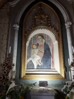 Madonna col Bambino - Chiesa di San Pietro a Castagnole Piemonte