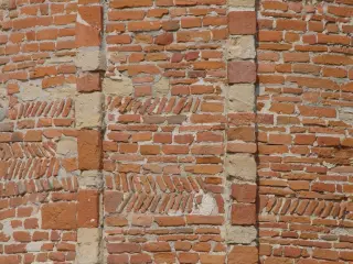Muratura a lisca di pesce - Chiesa di Santo Stefano a Castellazzo Bormida