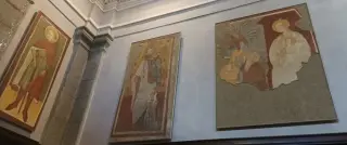 Affreschi staccati - Basilica Antica  Sacello Eusebiano a BiellaFrazione Oropa