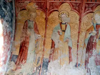 Santa Lucia e Santa Caterina - Cappella di San Brizio a BuscaFrazione Morra San Giovanni